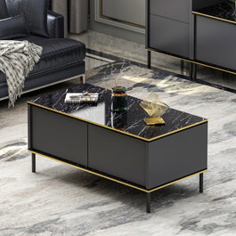 Hanah Home Imaj - Mesa de centro Antracita